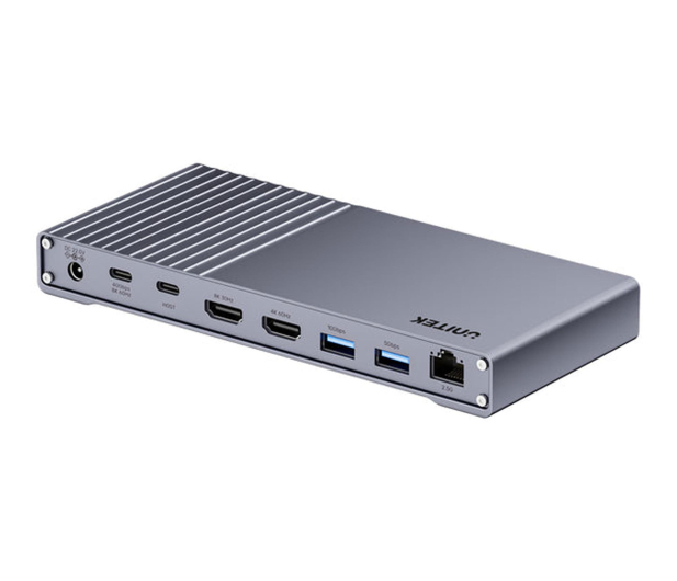 UNITEK Potrójna stacja dokująca USB4 40Gb/s,zasilacz 120W D1117AGY01-EU - 1455229 - zdjęcie 4